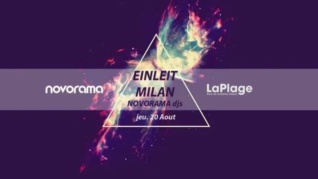 Novorama @LaPlage w/ Einleit + Milan