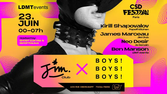 JIM CLUB X BOYS ! BOYS ! BOYS !