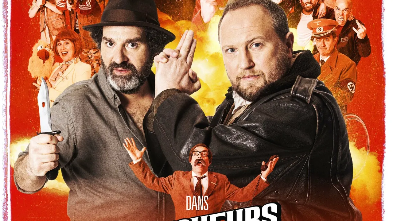 OLDELAF ET ARNAUD JOYET dans leur spectacle « Traqueurs de Nazis »