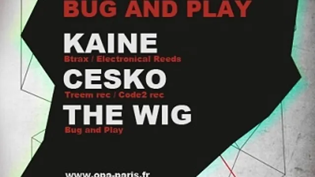 Bug And Play avec Kaine, The Wig et Cesko