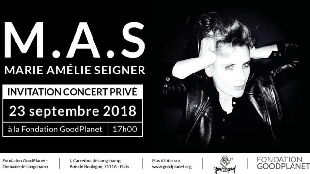 M.A.S en concert privé à la Fondation GoodPlanet