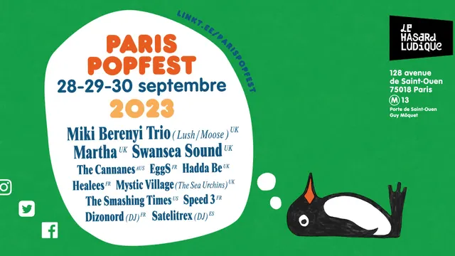 Paris Popfest, jour 3 : Swansea Sound + EggS + The Cannanes + Mystic Village