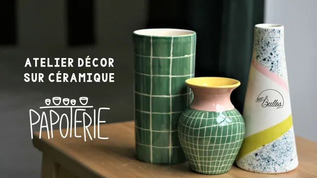 Atelier décor sur céramique - Bar à Bulles