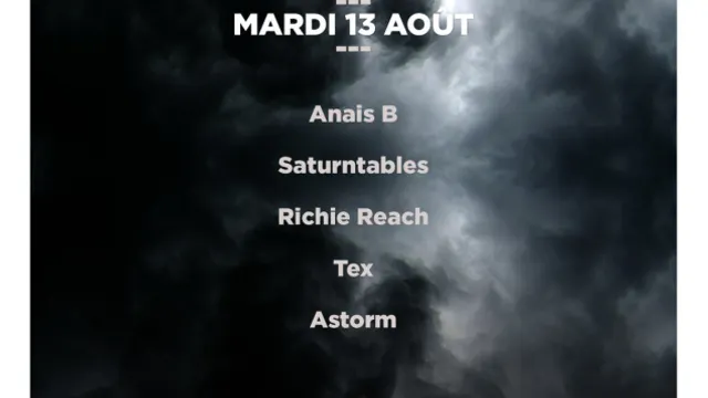 Moon avec Anais B - The Saturntables - Richie Reach - Tex - Astorm