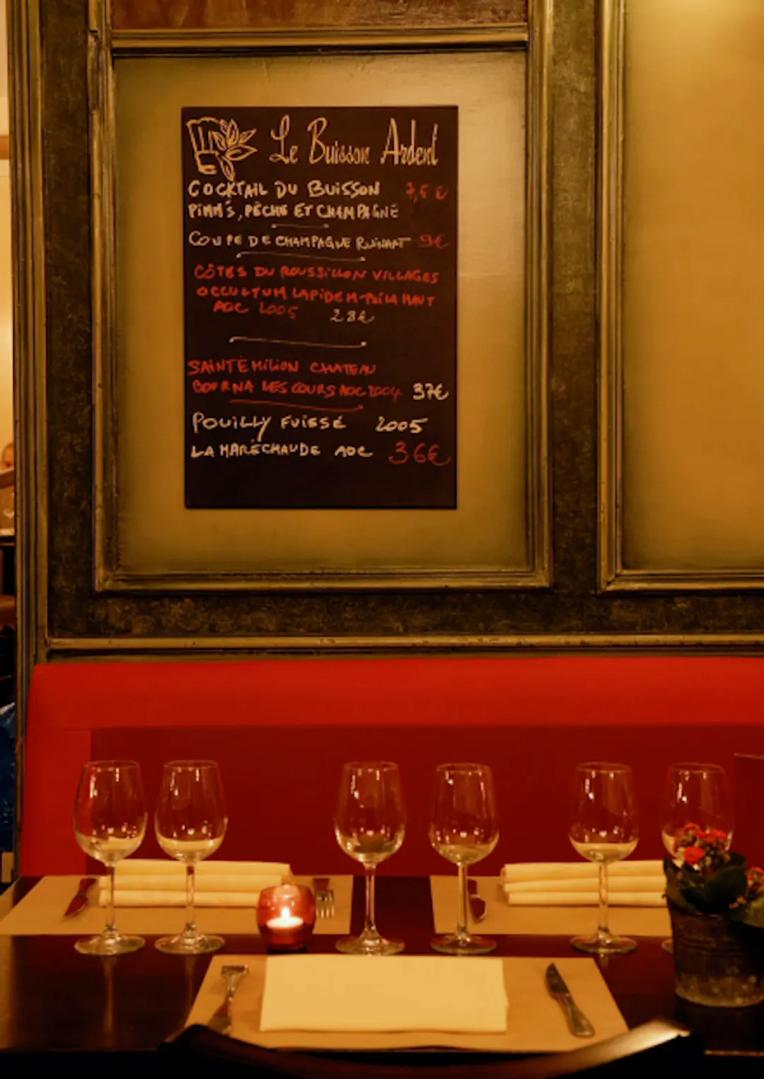Le Buisson Ardent Restaurant Paris