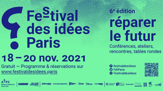 Festival des idées Paris - 20 novembre