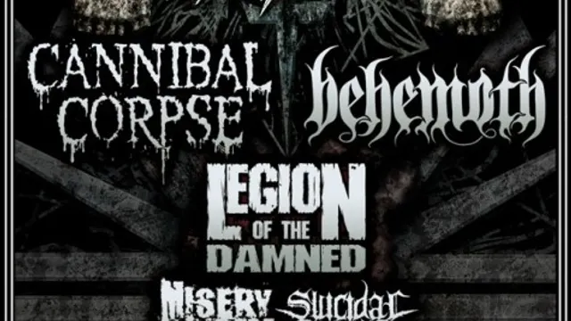 FULL OF HATE 2012 : CANNIBAL CORPSE + BEHEMOTH