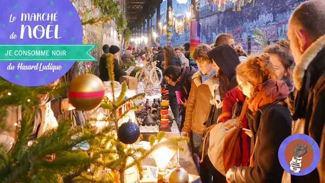 Marché de Noël Je Consomme Noir