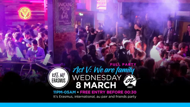 KISS MY ERASMUS / FULL PARTY @ CAFÉ OZ