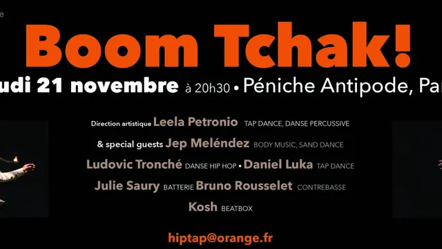 Boom Tchak ! (Percussions corporelles / danse hip hop)