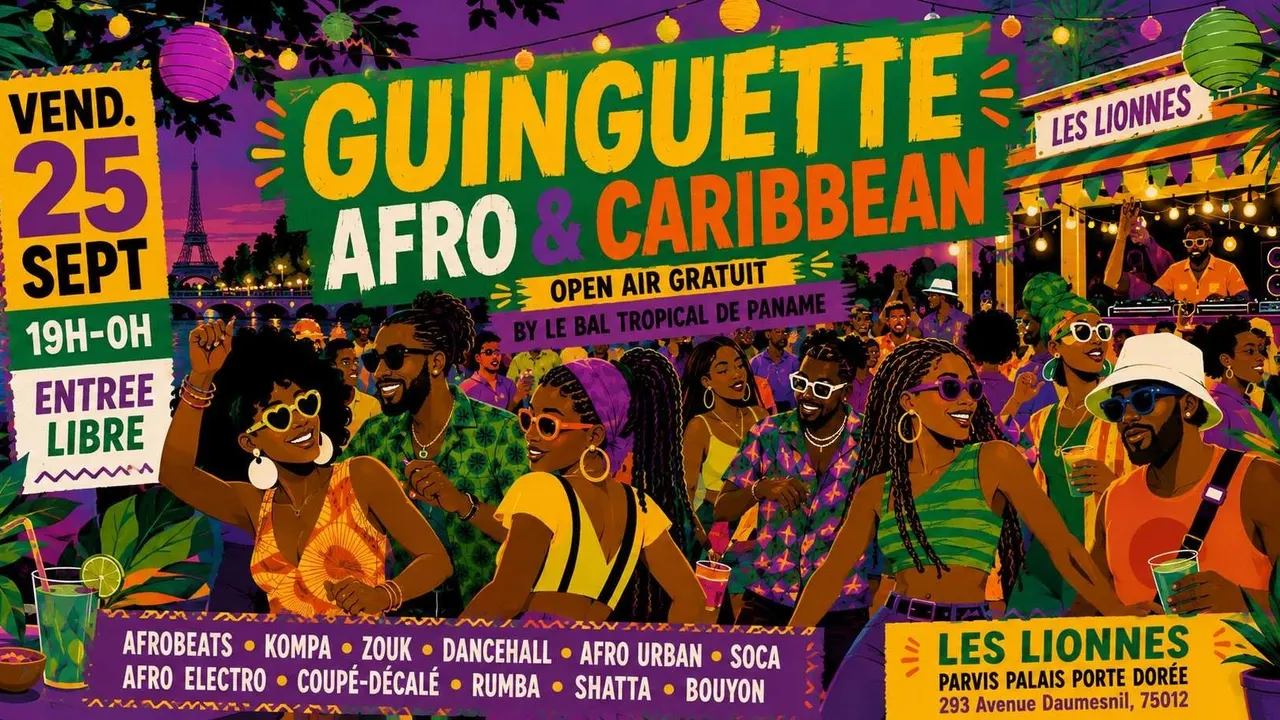 Guinguette Afro & Caribbean - Sunset Open Air Gratuit !