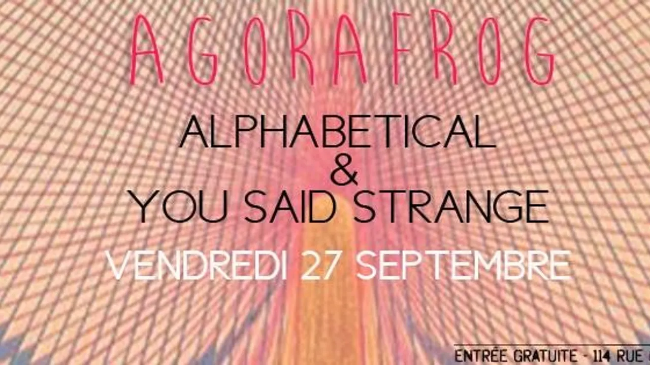 Alphabetical & You said strange