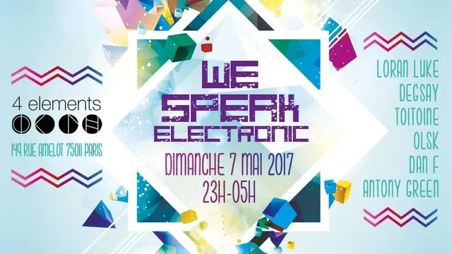 we speack electronic @ 4 elements