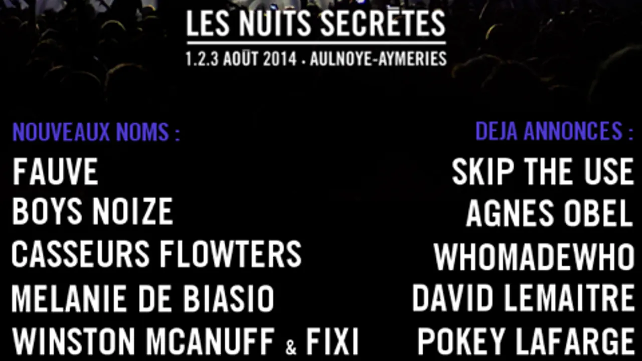 Les Nuits Secrètes 2014