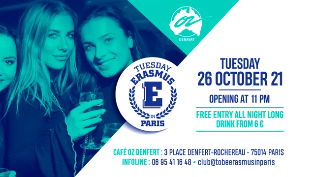TUESDAY ERASMUS IN PARIS