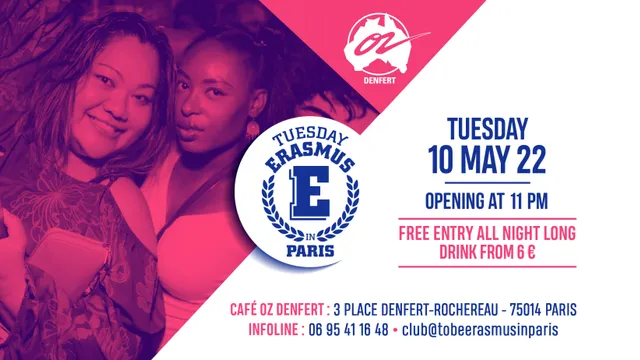 TUESDAY ERASMUS IN PARIS