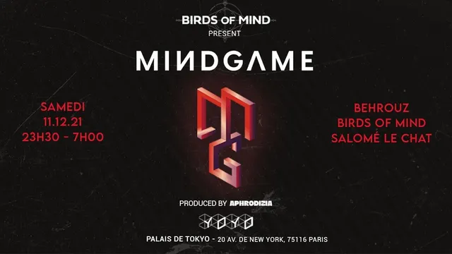 Mindgame by Aphrodizia - Behrouz - Birds OF Mind - Kate Zubok - 09 Decembre