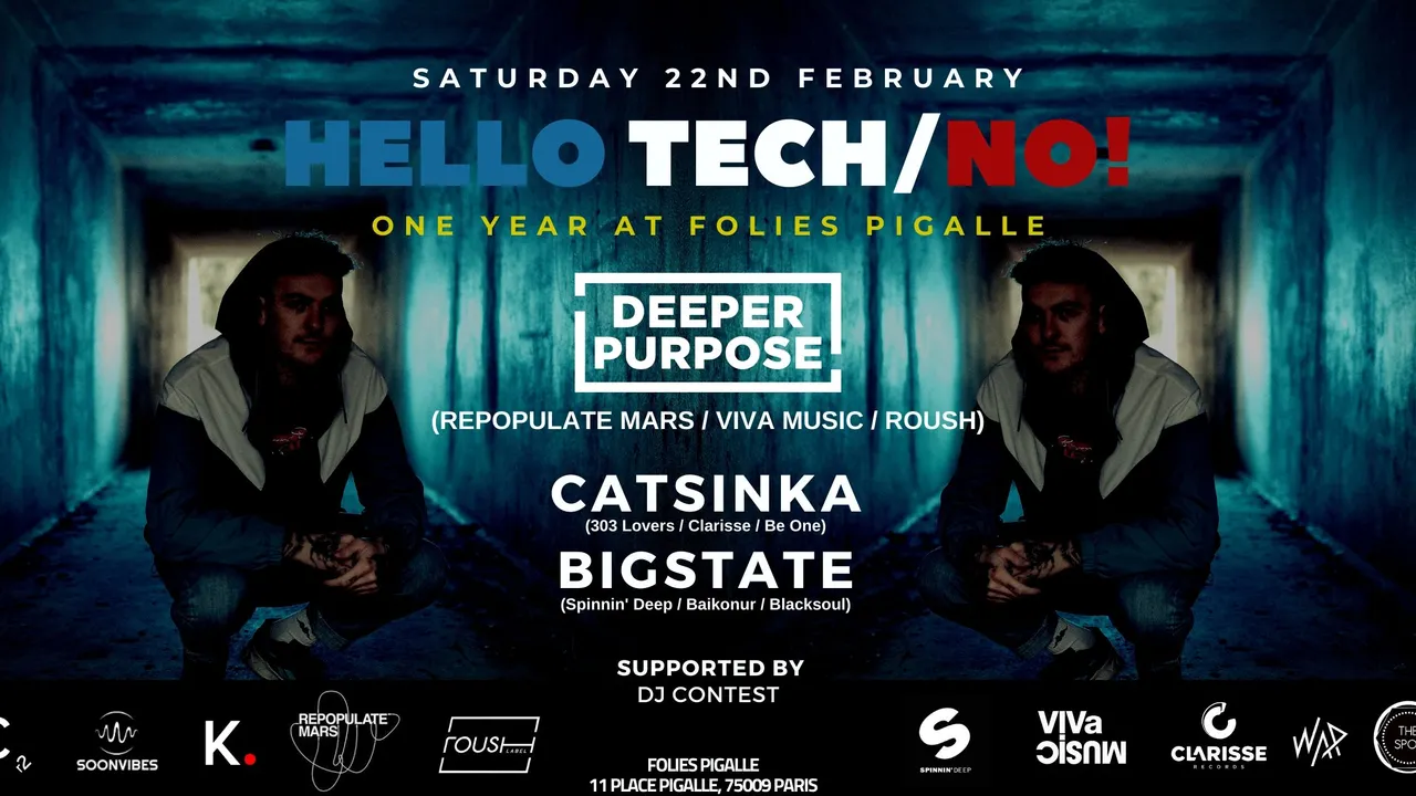 Hello Tech/No! One Year at Folies Pigalle "Non Stop 12 Hours"