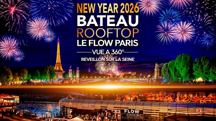 REVEILLON ROOFTOP BOAT DELUXE LE FLOW ALEXANDRE III