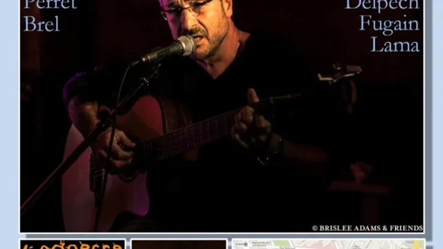 Concert intimiste de chansons françaises en guitare/voix.