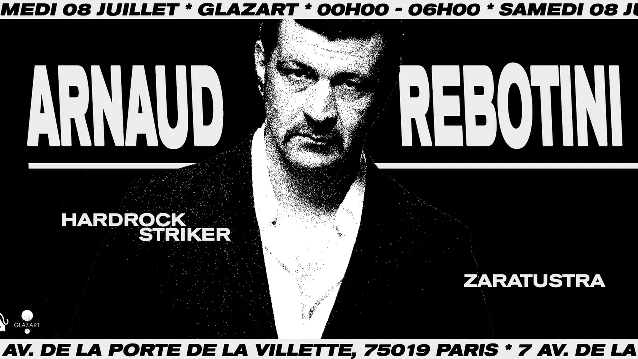 Skylax x Glazart w/ Arnaud Rebotini, Hardrock Striker, Zaratustra