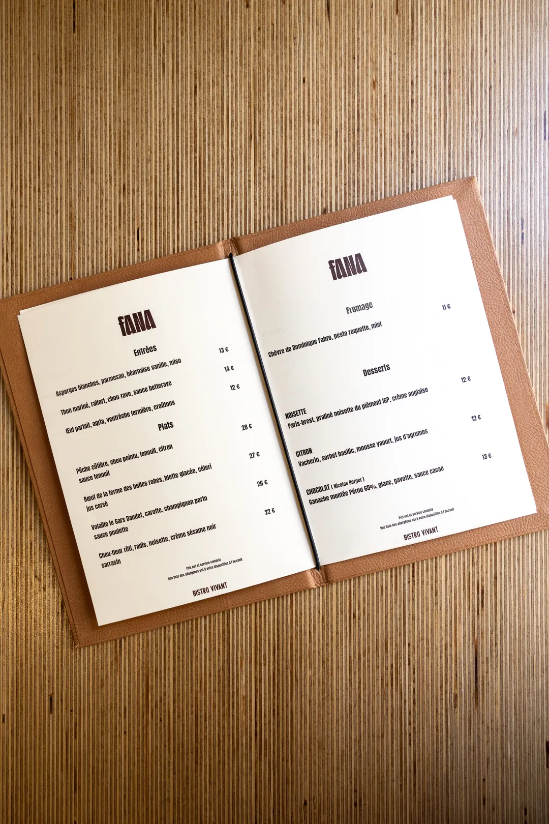 Fana Restaurant Paris