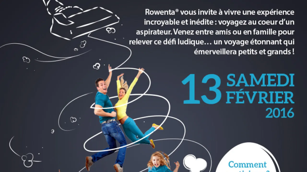 Laissez-vous aspirer par Rowenta !