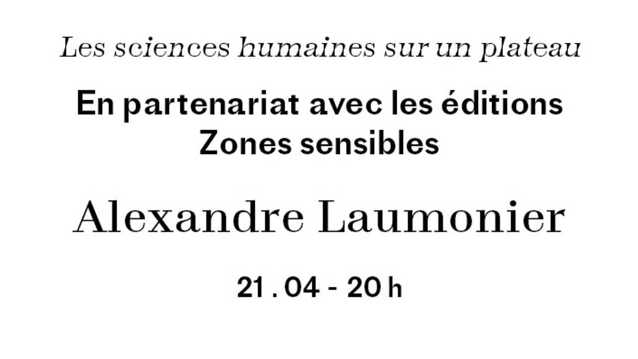 Les sciences humaines sur un plateau