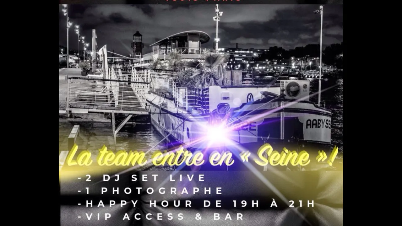 EKI-NOX PARTY 2: Soirée Péniche à Paris