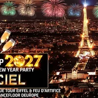 ROOFTOP NEW YEAR 2027 VUE PANORAMIQUE PARIS TOUR EIFFEL