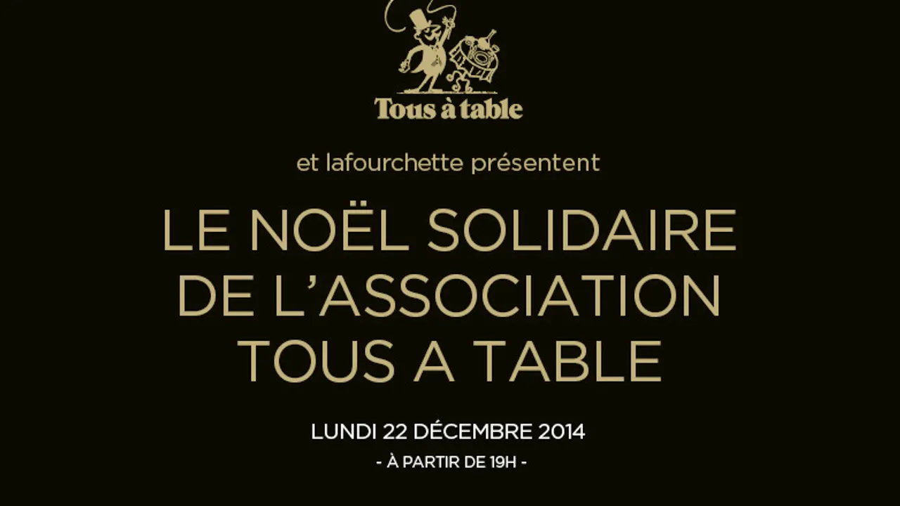 LE NOËL SOLIDAIRE DE L'ASSOCIATION TOUS A TABLE
