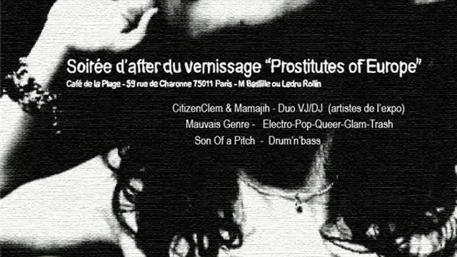 After Vernissage "Prostituées d'Europe"
