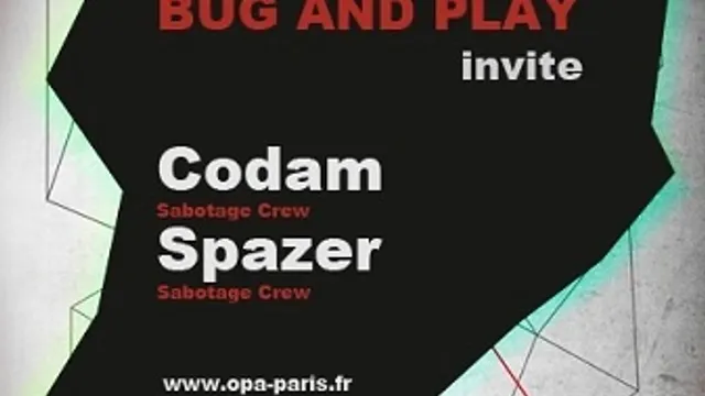 Bug And Play avec - Codam, Spazer, The Wig & More