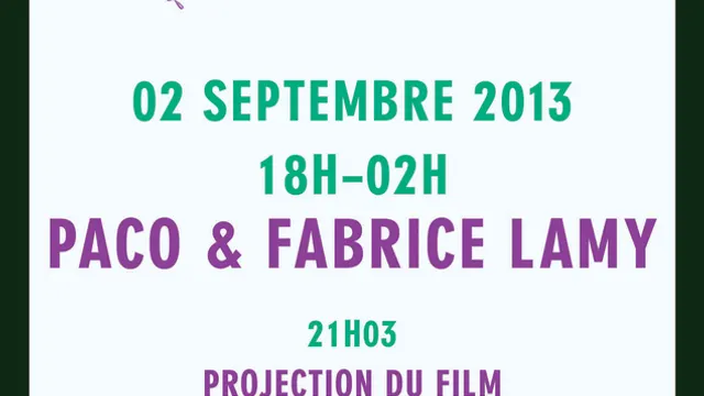Lundi Dis Moi Oui : Paco & Fabrice Lamy