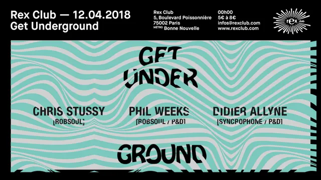 Get Underground: Chris Stussy, Phil Weeks, Didier Allyne