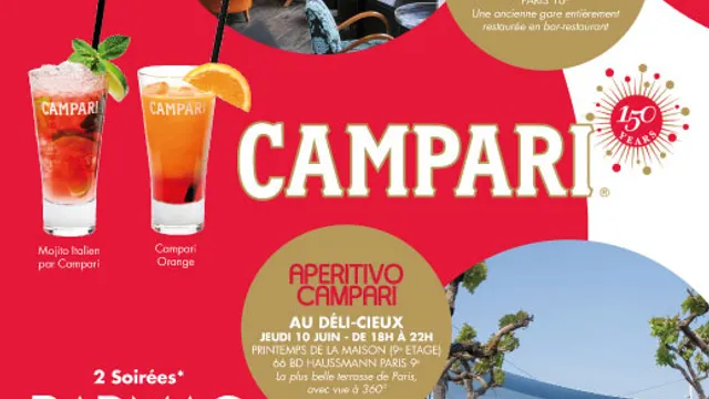 Aperitivo CAMPARI - 150 ans