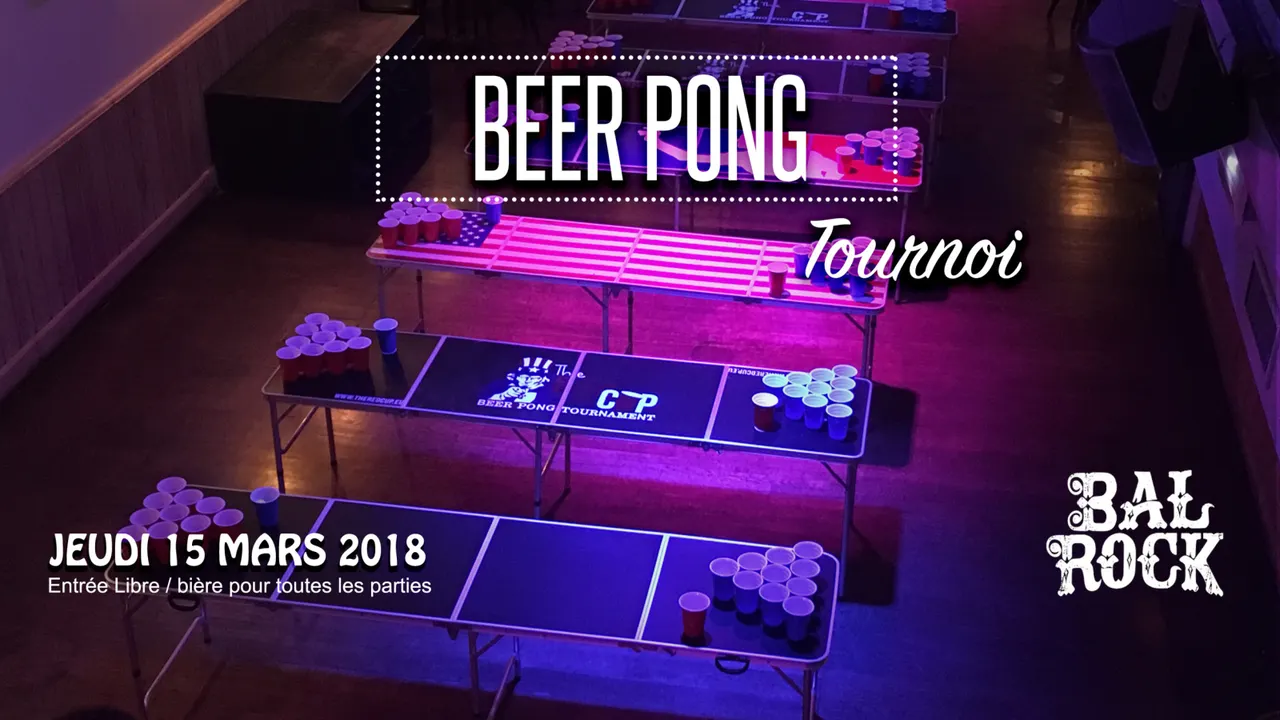 Tournoi de Beer Pong - Jeudi 15 Mars