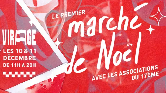 Le premier marché de Noël de virage et des associations du 17ème !