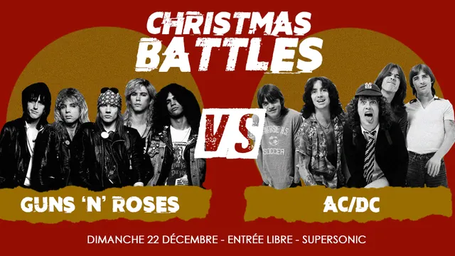 Christmas Battles - Guns'n'Roses vs AC/DC / Supersonic