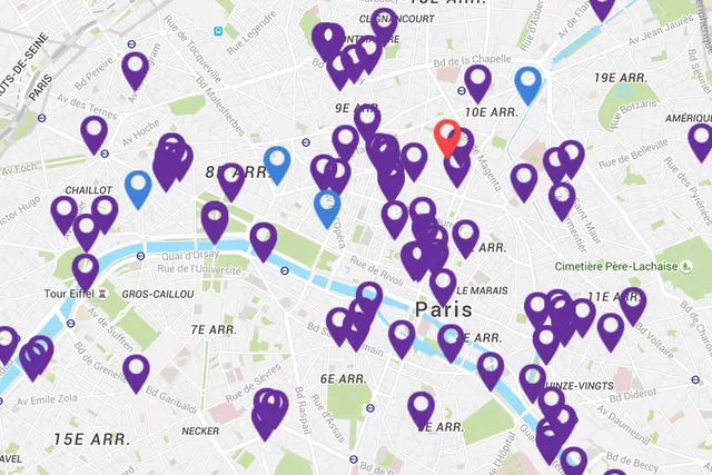 Nouvel an à Paris : une carte interactive pour trouver sa soirée du réveillon