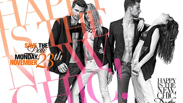 HAPPY IS THE NEW CHIC