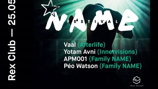 Name Festival: Vaal, Yotam Avni, APM001, Péo Watson
