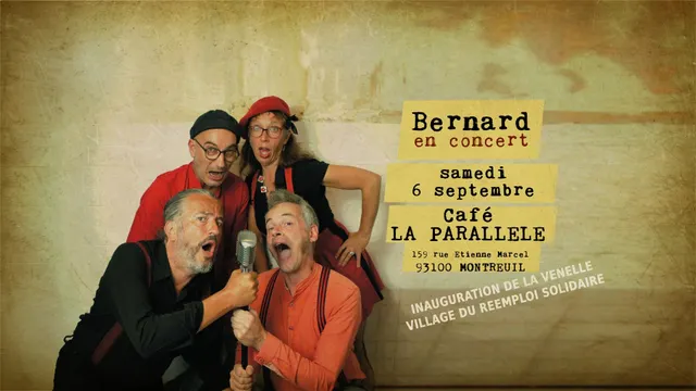 Bernard en concert