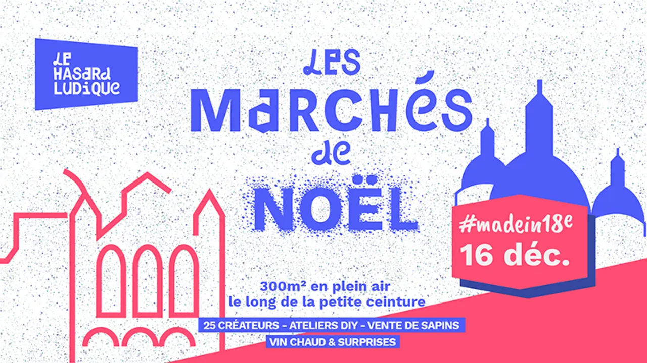 Le Marché de Noël #madein18e | Le Hasard Ludique