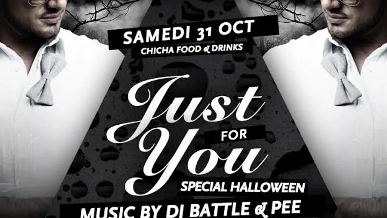 JUST 4 YOU SPÉCIALE HALLOWEEN EDITION AVEC DJ BATTLE