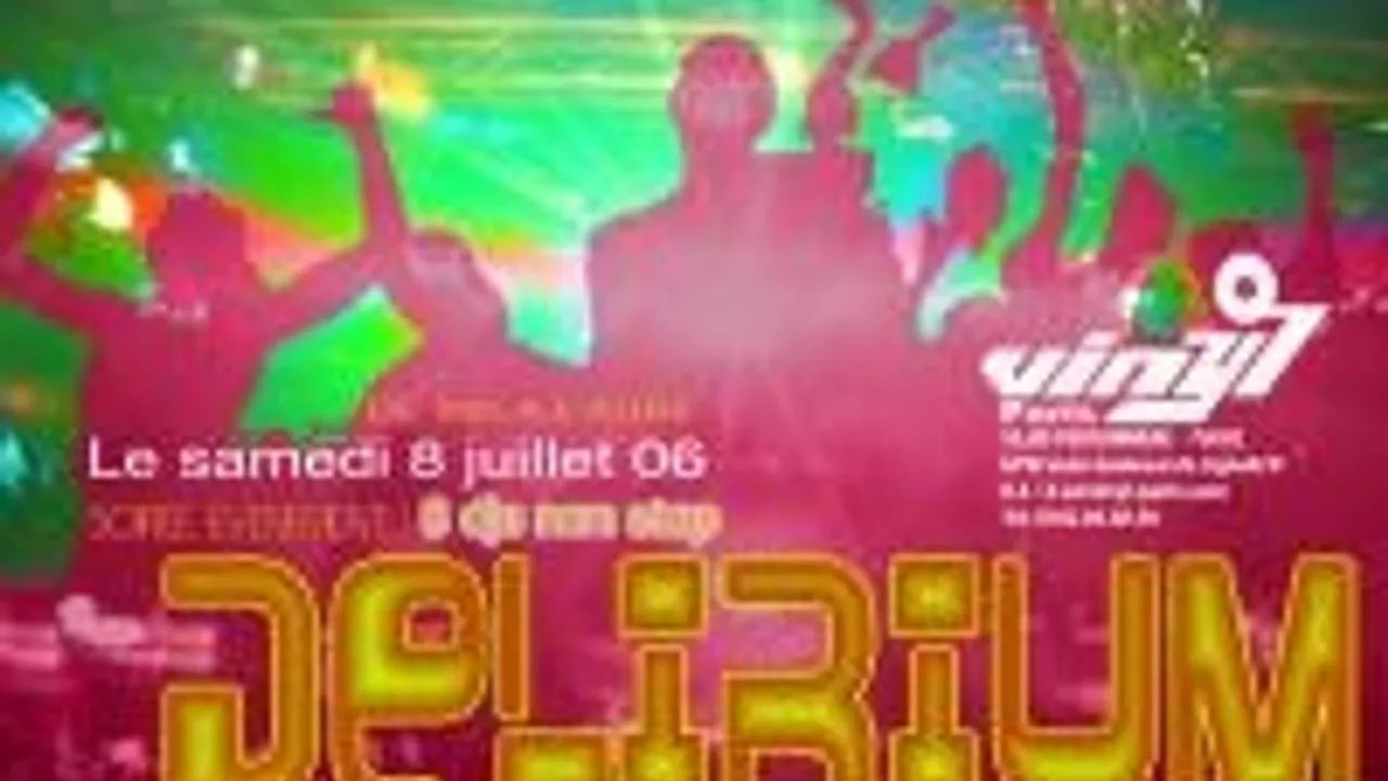 Delirium 8 Dj’s ! Non-stop !!!