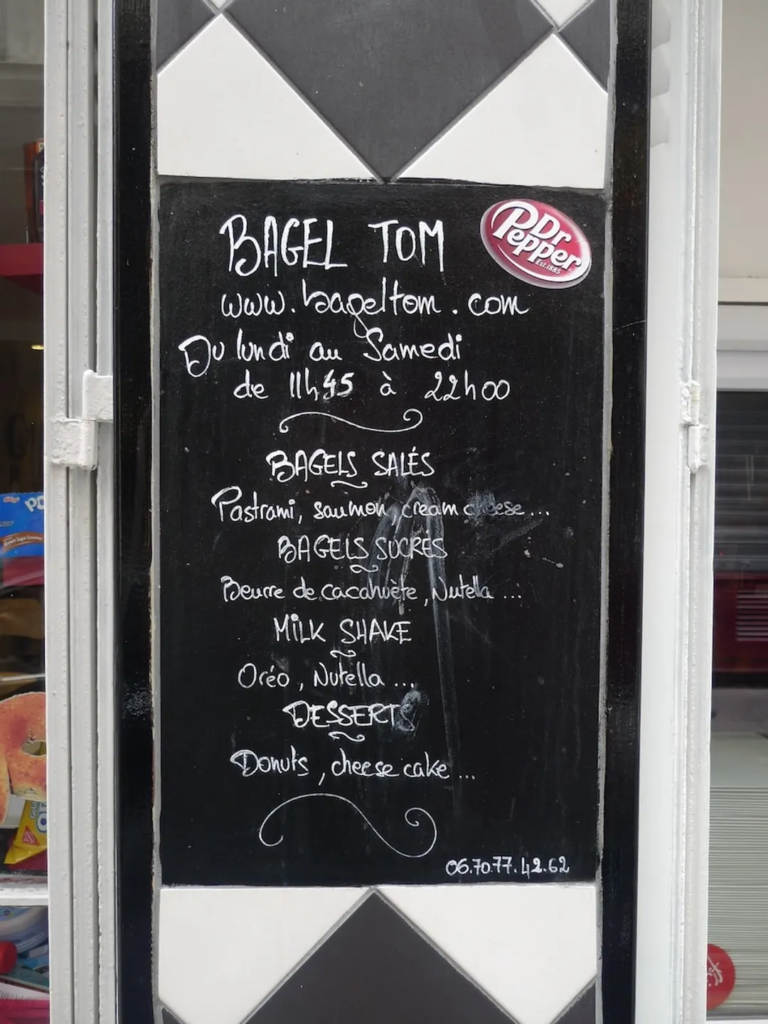 Bagel Tom Restaurant Shop Paris