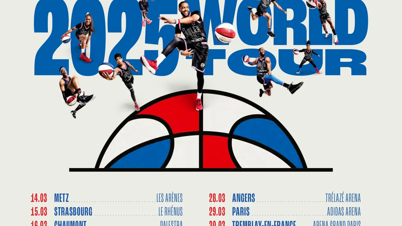 Les Harlem Globetrotters à l'Adidas Arena le 29/03 et en tournée dans toute la France !