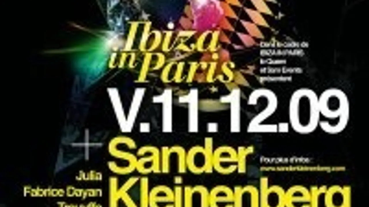 Ibizainparis Guest : Sander Kleinenberg At Queen C