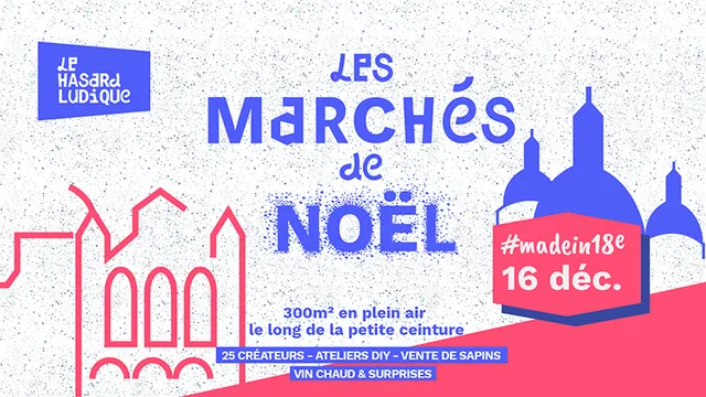 Le Marché de Noël #madein18e | Le Hasard Ludique